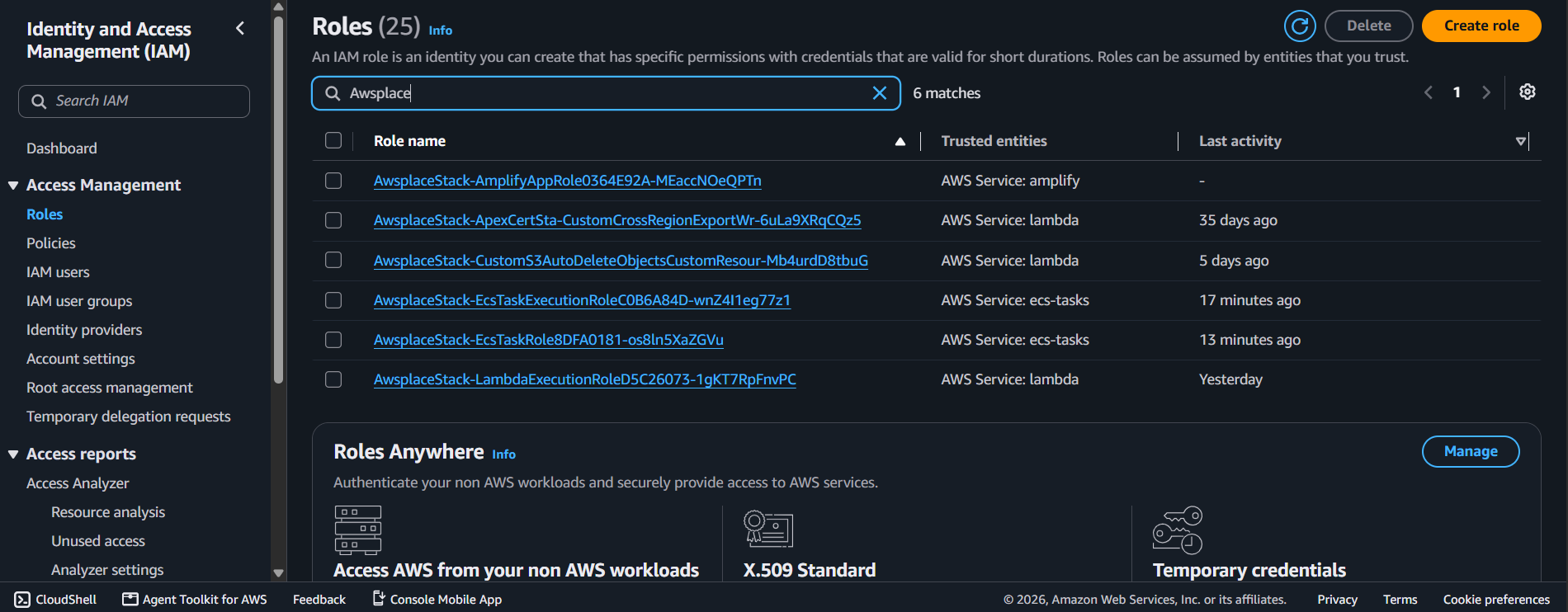 IAM Roles & Security Diagram